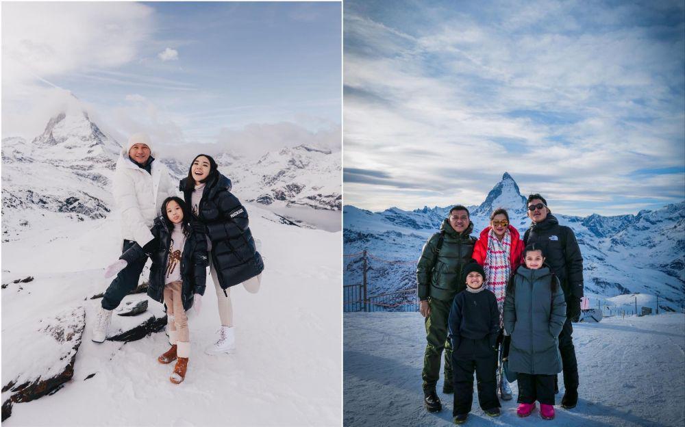 5 Artis Liburan ke Swiss di Akhir Tahun 2022, Bareng Keluarga!