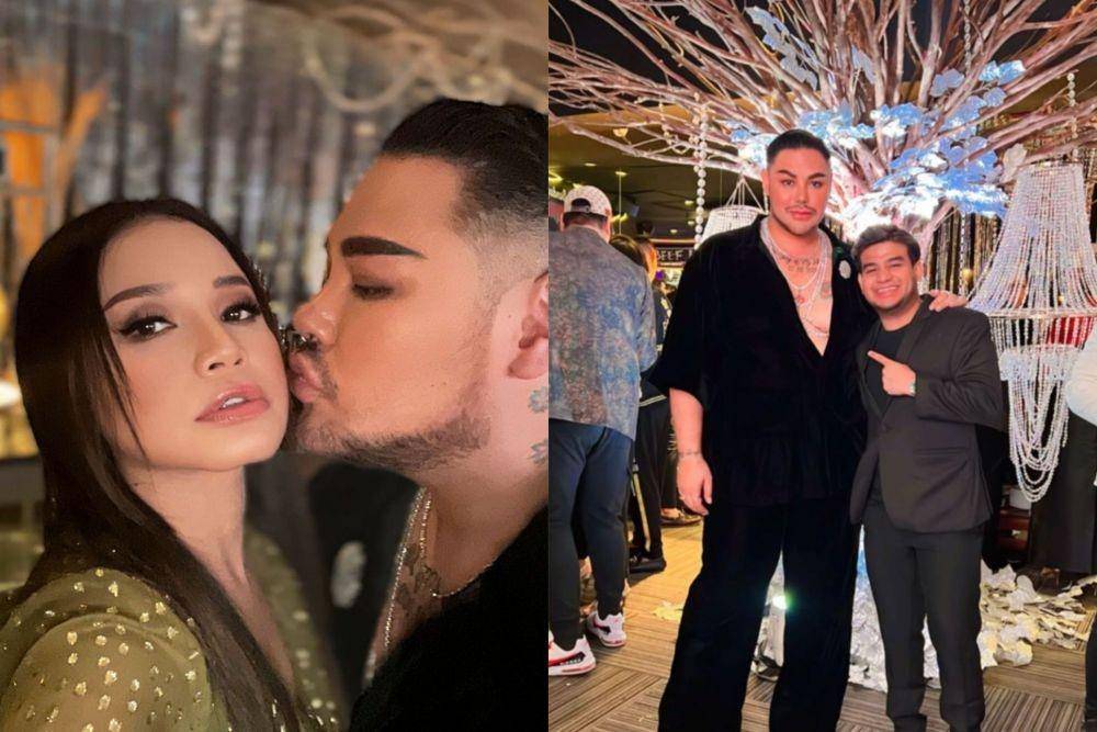 potret artis di pesta ulang tahun Ivan Gunawan (instagram.com/itsrossa910 | instagram.com/fadiljaidi)