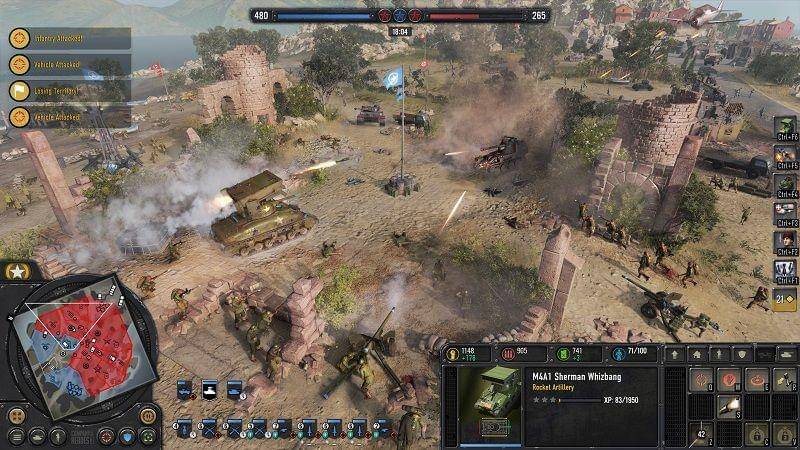 Screenshot Company of Heroes 3. (Dok. Relic, Sega/Company of Heroes 3)