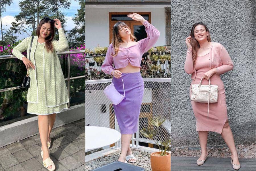 9 OOTD Cewek Peri ala Selebgram Kania Dachlan, Curvy Trendy!