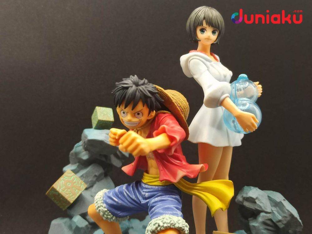 Foto figure Luffy dan Lim dari One Piece Odyssey Collector's Edition. (Dok. Duniaku.com