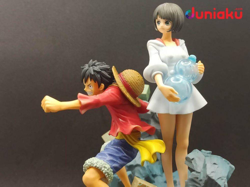 Foto figure Luffy dan Lim dari One Piece Odyssey Collector's Edition. (Dok. Duniaku.com