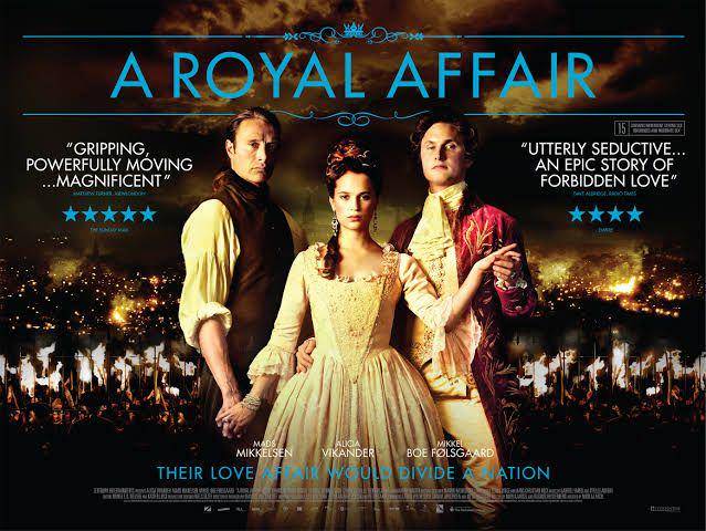 poster film A Royal Affair (dok. Nordisk Film Distribution/A Royal Affair)
