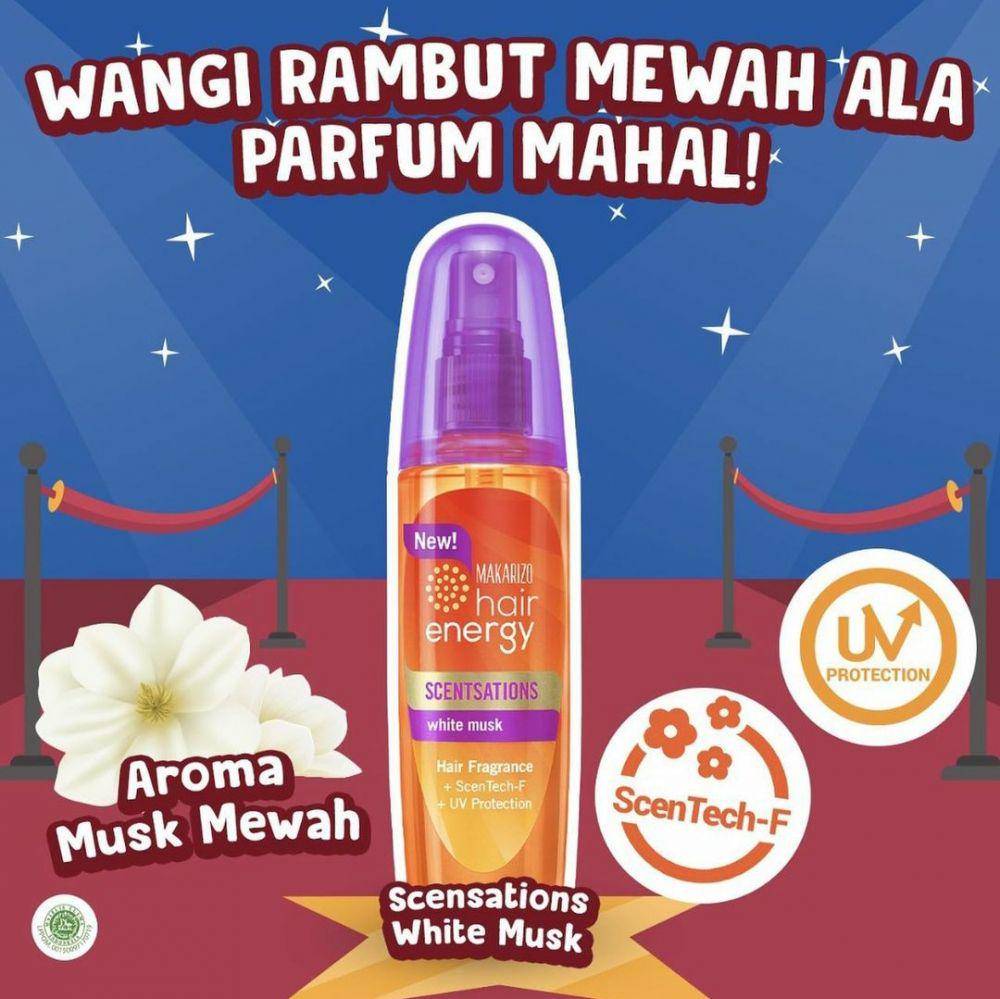 Makarizo Hair Energy Scentsations Hair Fragrance White Musk (instagram.com/makarizo.hairenergy)