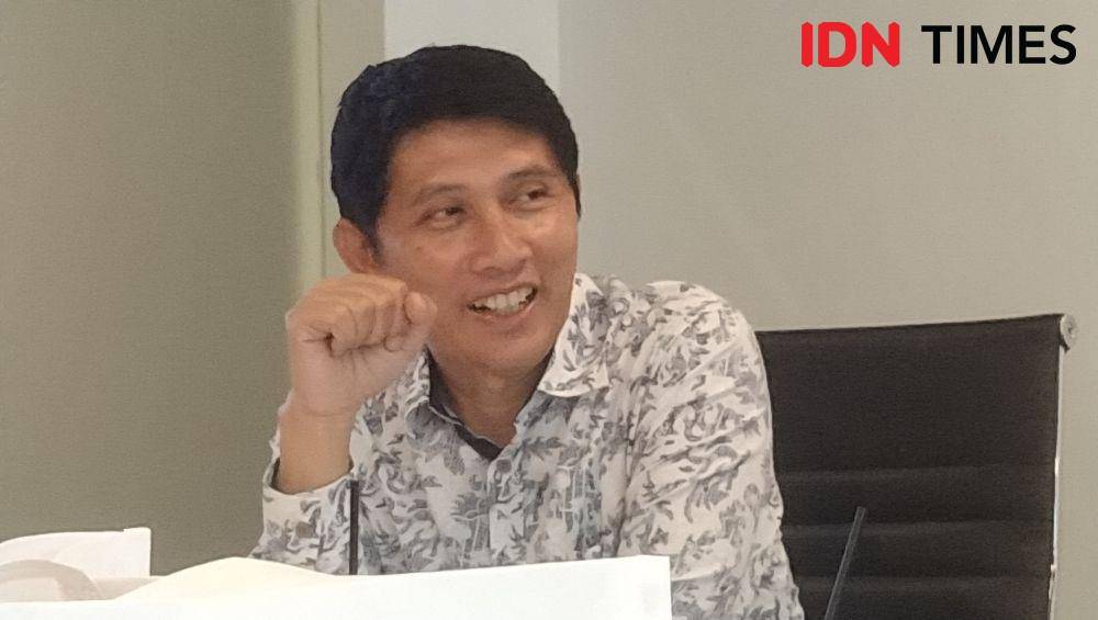 Jubir JAI Yendra Budiana saat kunjungan media di gedung IDN Media, Kamis (12/1/2023) (Rivera Jesica/IDN Times)