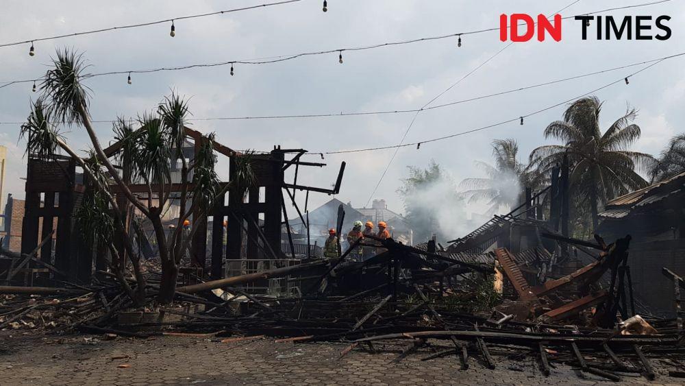 RM Ampera Bandung Hangus Terbakar, Polisi Turun Tangan Cari Sumber Api