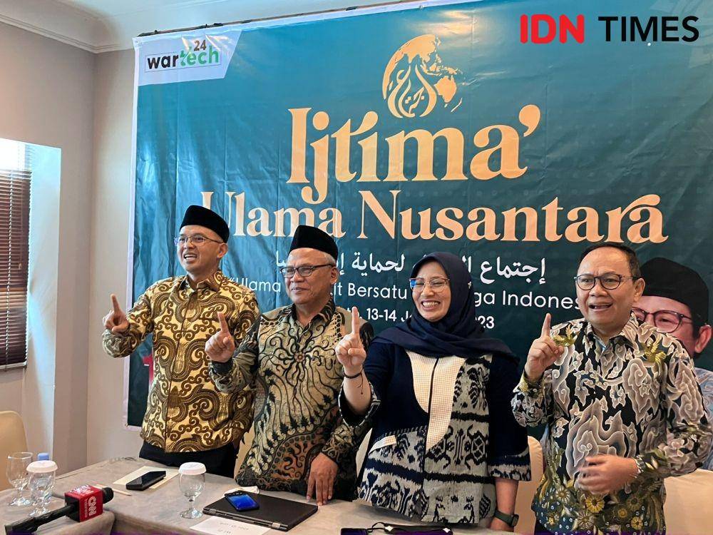 Konferensi pers PKB gelar Ijtima Ulama Nusantara, Kamis (12/1/2023) (IDN Times/Ilman)