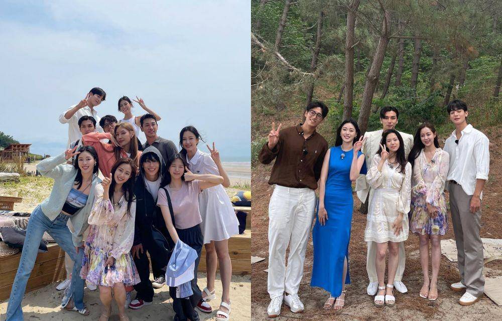 Cast Single's Inferno 2 (Instagram.com/jennonpark/ | Instagram.com/4x4ischoi/)