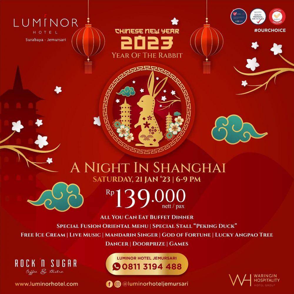 promo menu Imlek - Luminor Hotel Jemursari (instagram.com/luminorhoteljemursari)