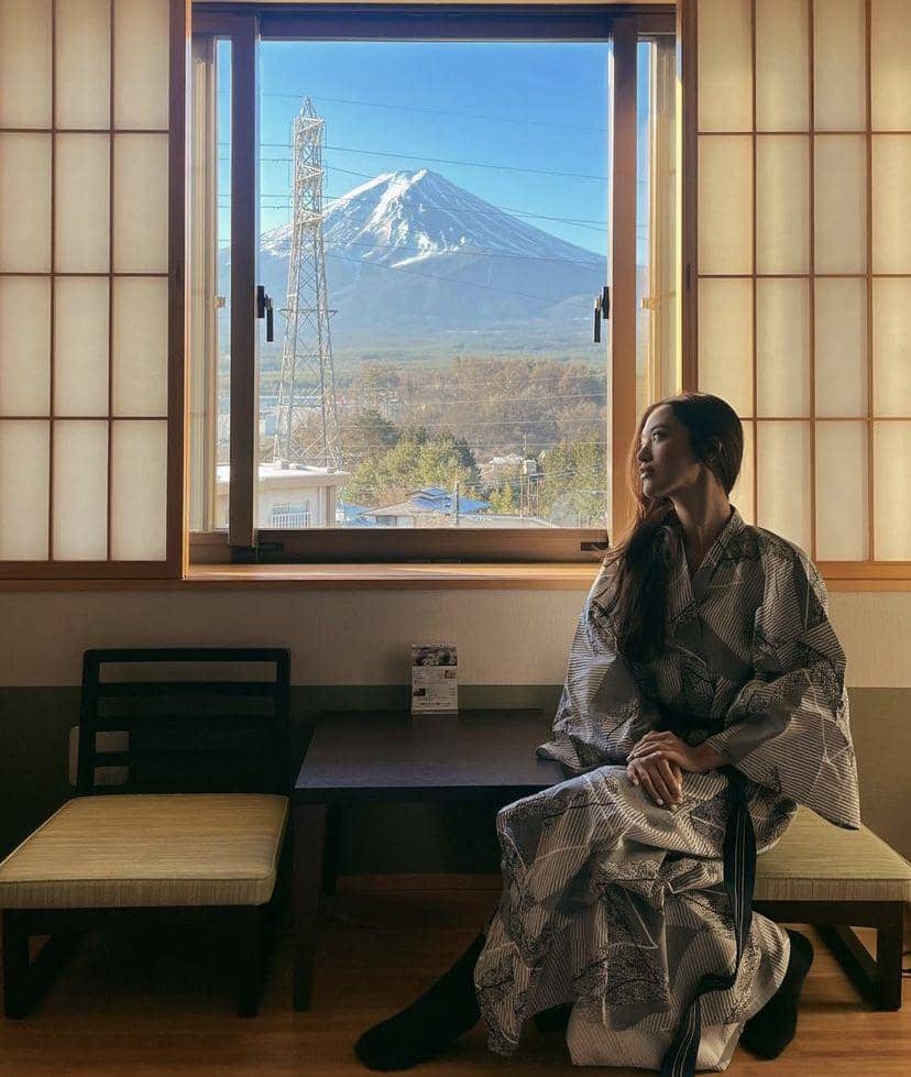 Dindra Nashriyah liburan di Korea selatan dan Jepang (instagram.com/dindranashriyah)