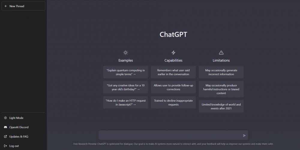 Manfaat dan kegunaan ChatGPT. (dok. OpenAI/ChatGPT)