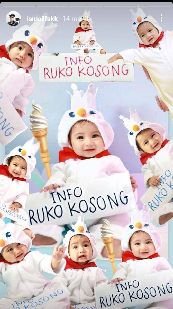 potret Nadlyne cosplay jadi maskot Mixue (instagram.com/ismailfakk)