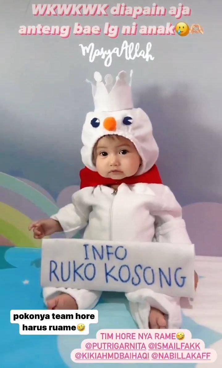 potret Nadlyne cosplay jadi maskot Mixue (instagram.com/nandaarsynt)