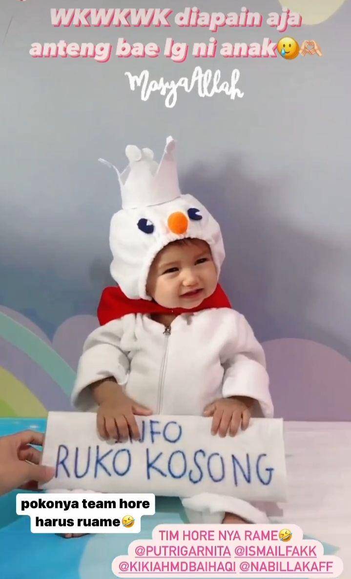 potret Nadlyne cosplay jadi maskot Mixue (instagram.com/nandaarsynt)