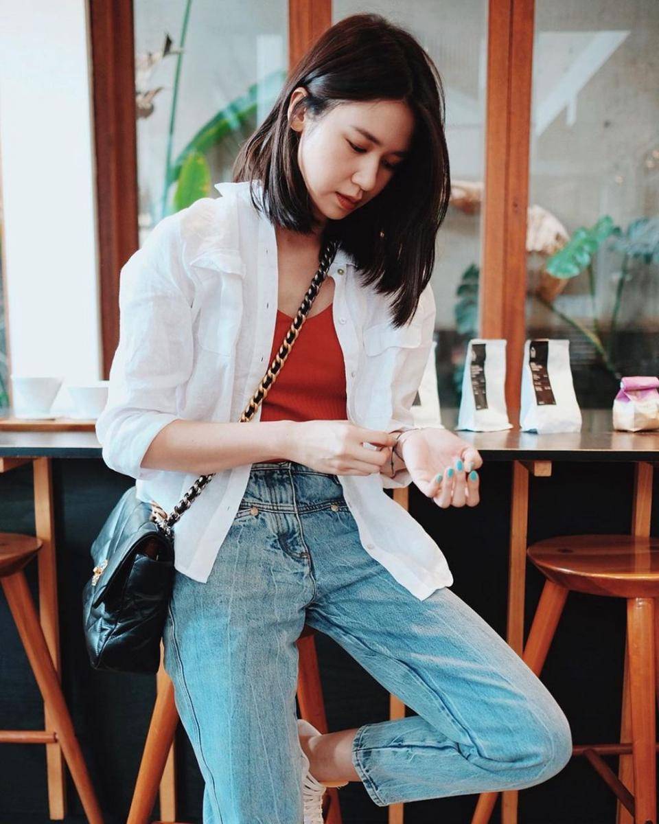 inspirasi outfit Laura Basuki (instagram.com/laurabas)