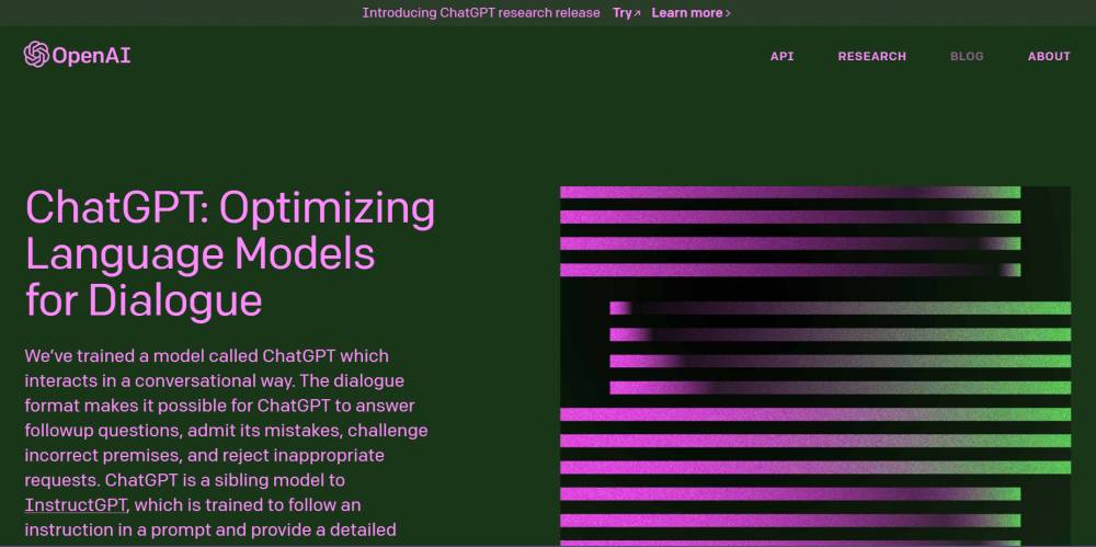Laman depan ChatGPT (dok. OpenAI/ChatGPT)