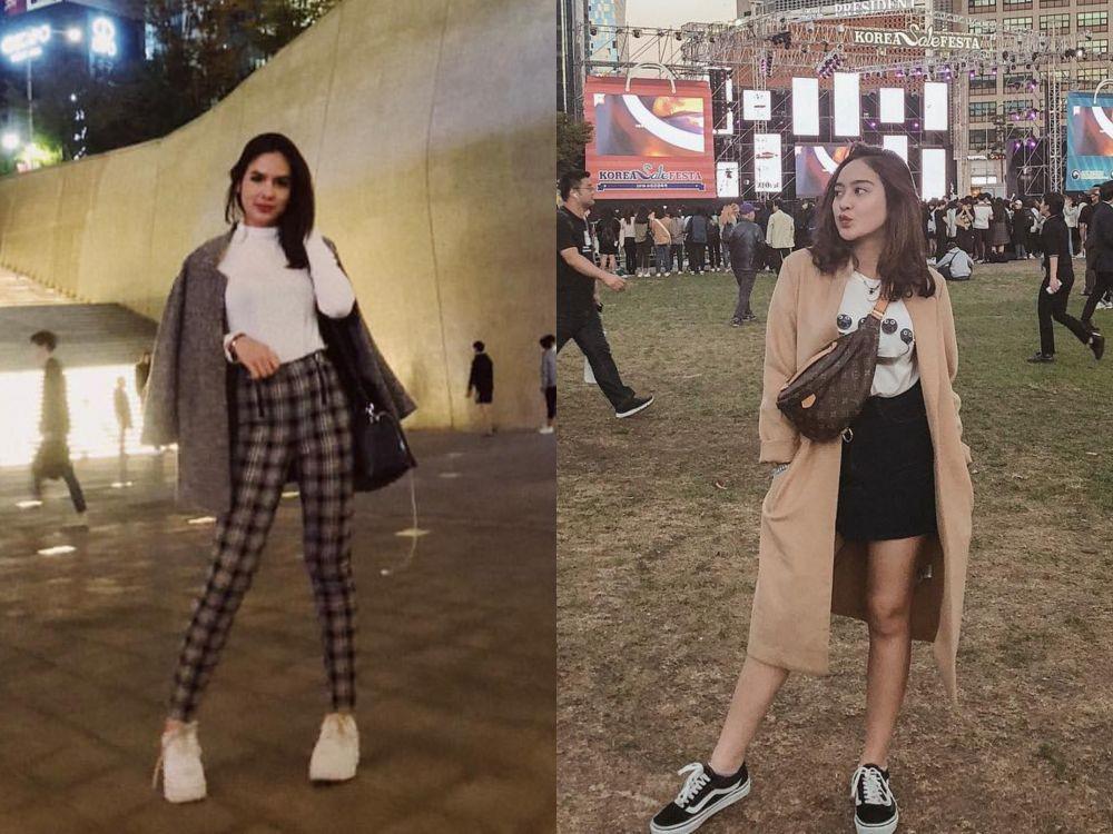 9 Adu OOTD Steffi Zamora vs. Salshabilla Adriani, Stylish Abis!