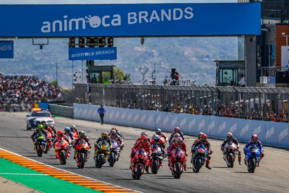 salah satu momen saat balapan GP Aragon 2022 (motogp.com)