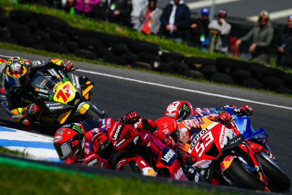 salah satu momen saat balapan GP Australia 2022 (motogp.com)