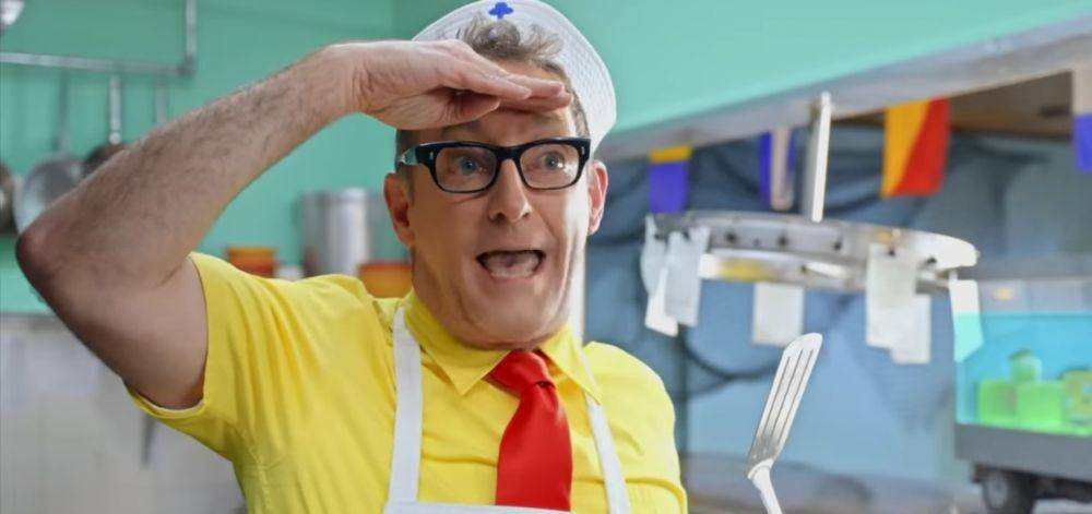 Tom Kenny saat memerankan SpongeBob di episode "SpongeBob's BigBirthdayBlowout" (youtube.com/