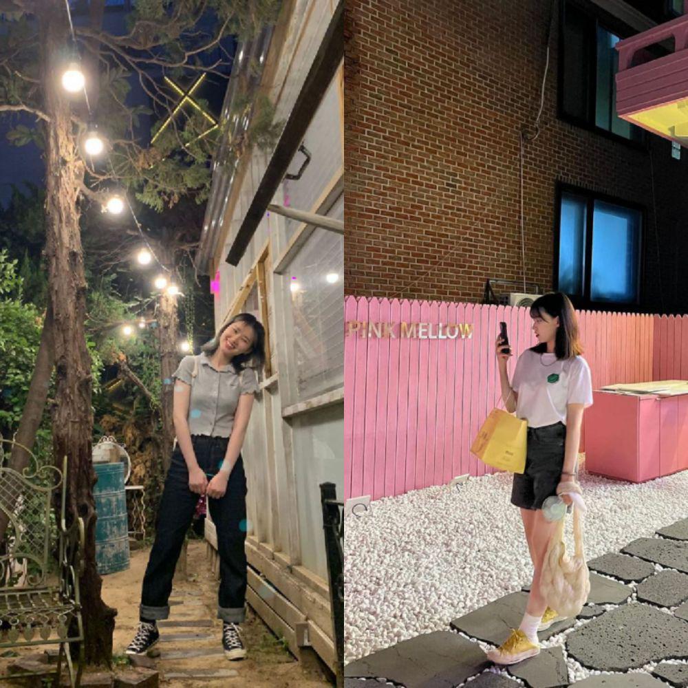 10 Referensi Outfit ala Elly Weki Meki Si Moodboster yang Kece