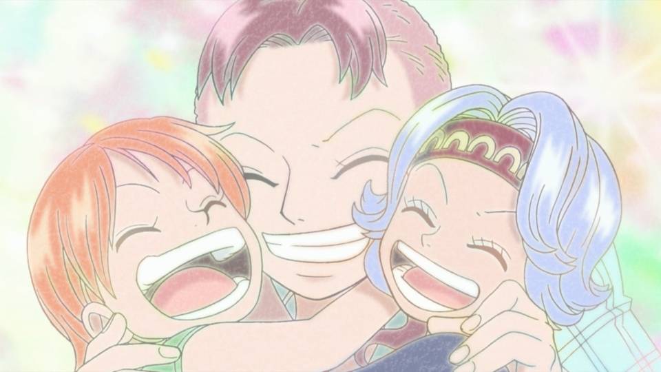 Bell-mere, Nami, dan Nojiko (dok. Toei Animation/One Piece)