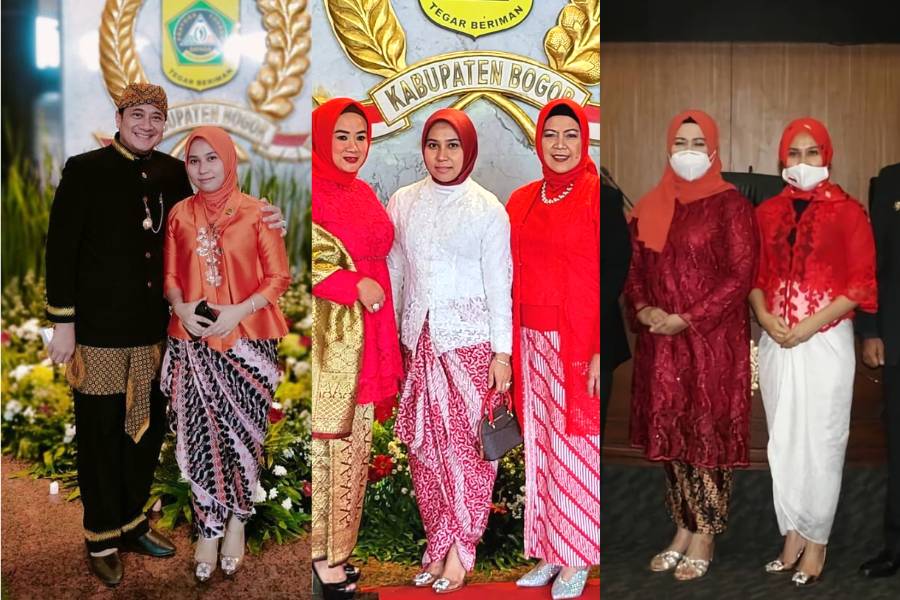 Gaya kebaya ala Sarni istri Ivan Fadilla (instagram.com/nyaisarni2)