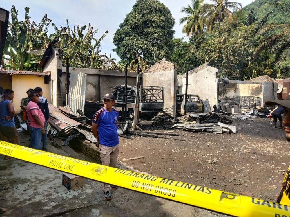 (Kondisi gudang BBM yang terbakar di Lubuk Linggau) IDN Times/Istimewa