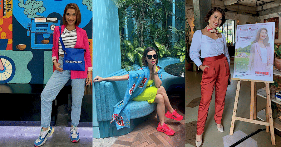 9 OOTD Outfit Warna Cerah Ala Nadia Mulya, Fresh, Aura Jadi Ceria!