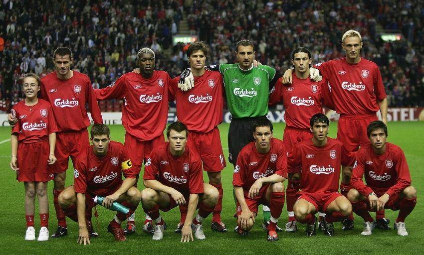 skuad Liverpool musim 2004/2005 (liverpoolfc.com)