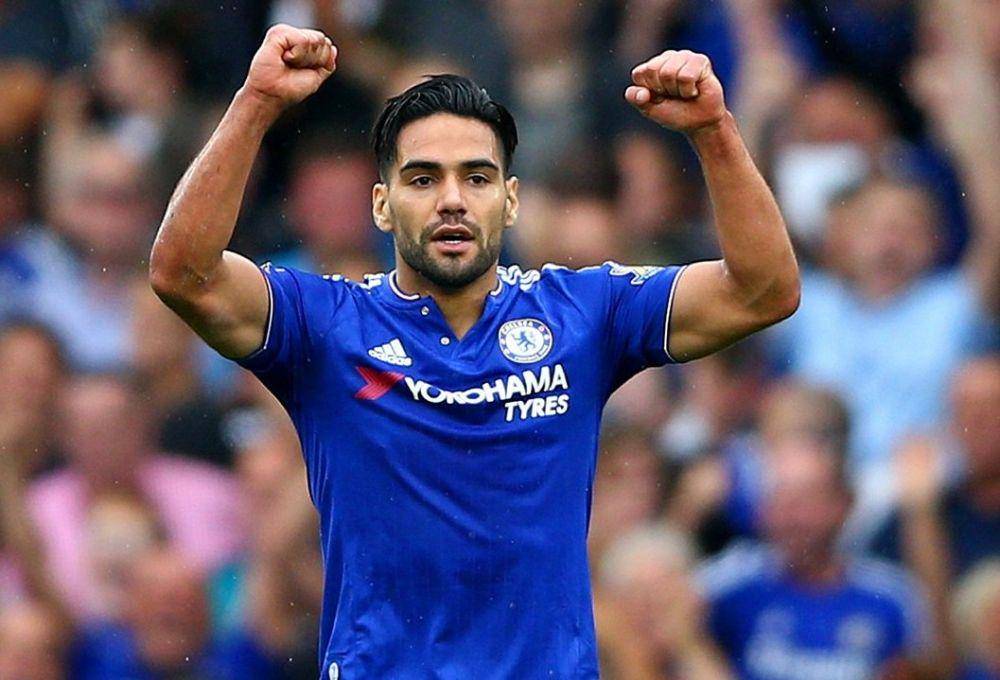 Radamel Falcao saat membela Chelsea. (twitter.com/goal)