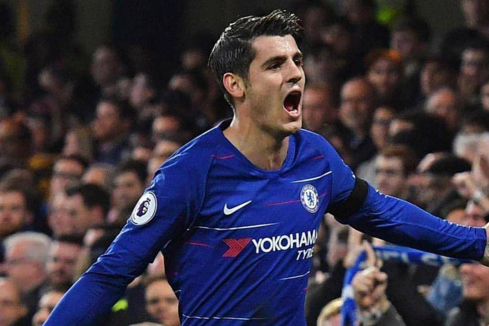 Alvaro Morata saat membela Chelsea. (instagram.com/alvaromorata)