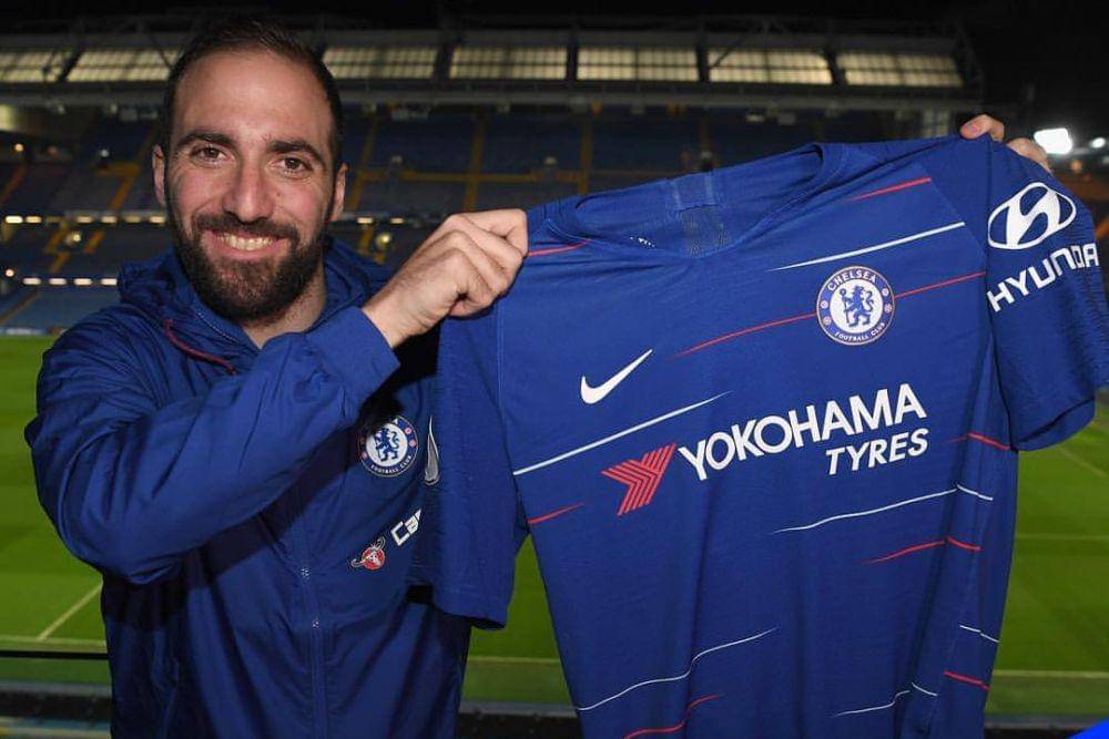 Gonzalo Higuain (instagram.com/chelseafc)