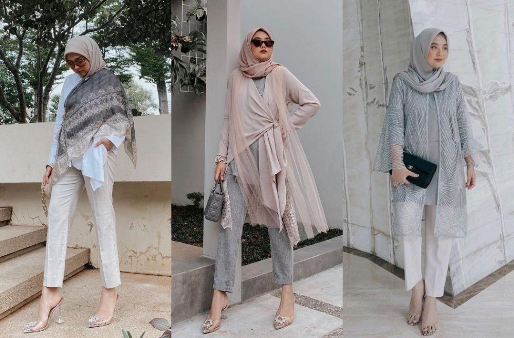 10 Style Kondangan Hijab Pakai Celana ala Selebgram Nabila Hatifa