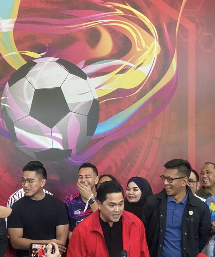 Raffi dan geng saat antar Erick Thohir (instagram.com/teddy.tjahjono)