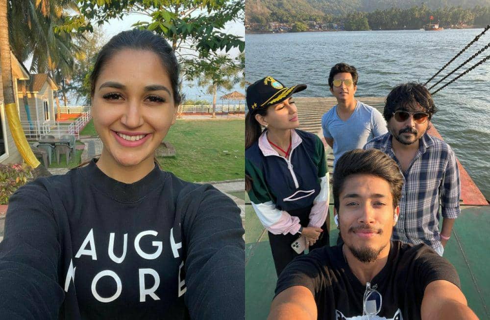 9 Potret Nikita Dutta di Laut Arab, Liburan Sela Syuting
