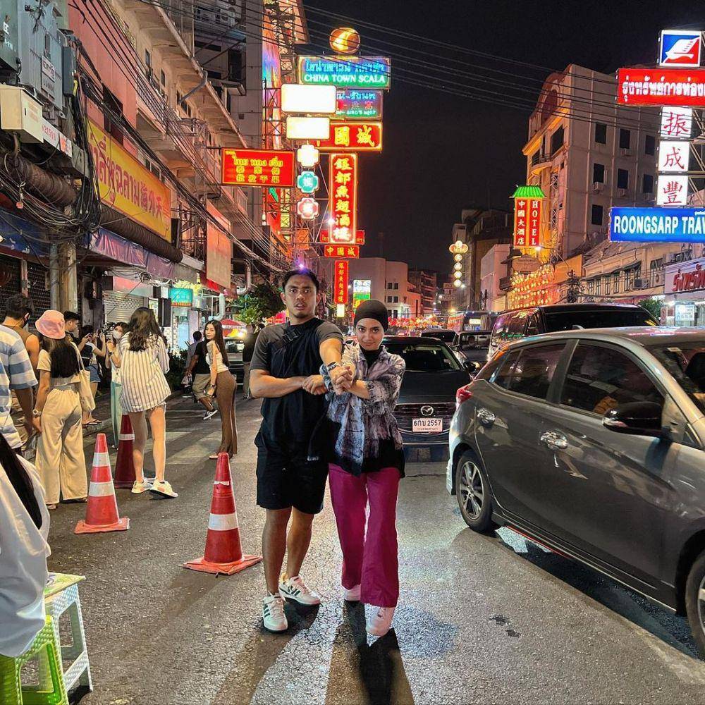 momen Ditto dan Ayudia di Thailand (instagram.com/dittopercussion)