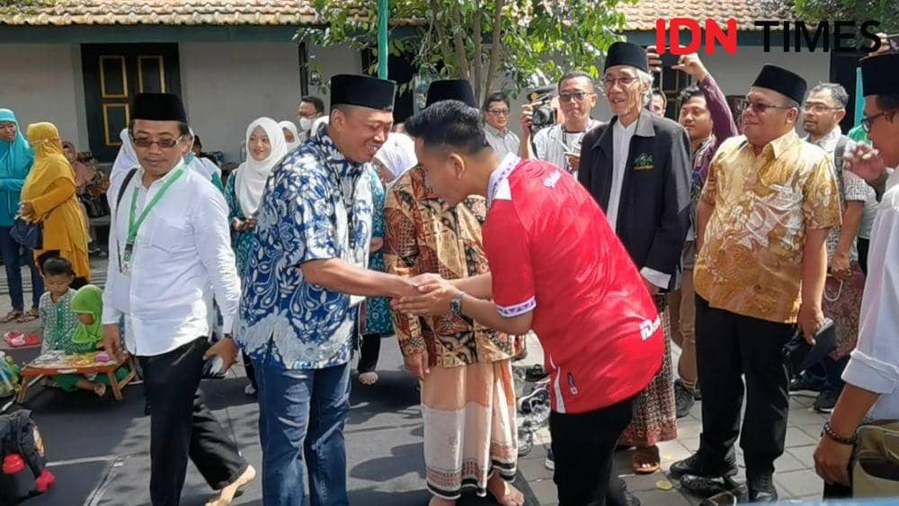Gibran Rakabuming hadiri pembukaan side event Porseni NU di Solo. (IDN Times/Larasati Rey)