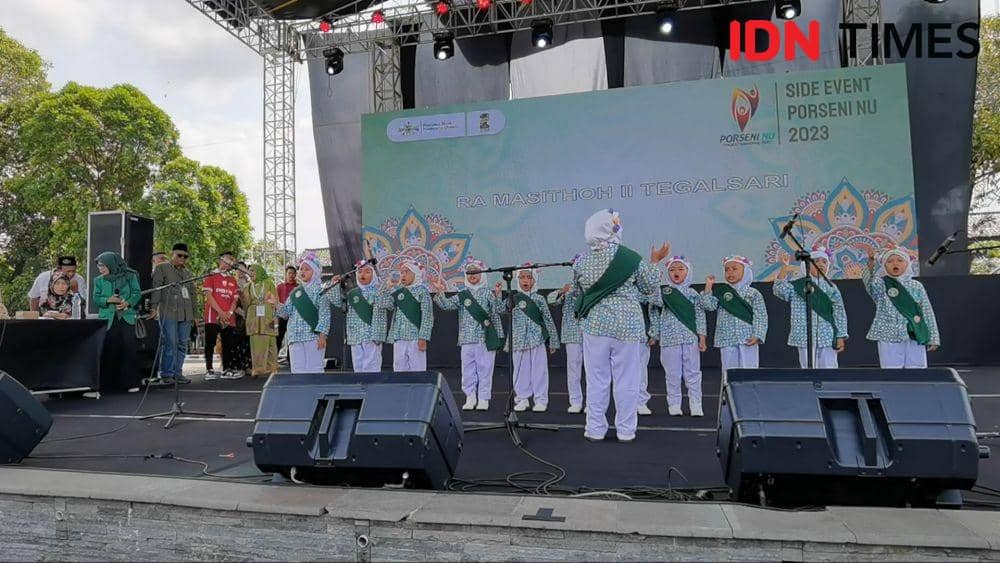 Lomba Porseni NU di Solo. (IDN Times/Larasati Rey)