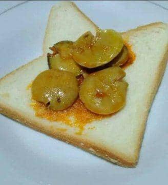 makanan warga nyeleneh (twitter.com/gege_ahmad)