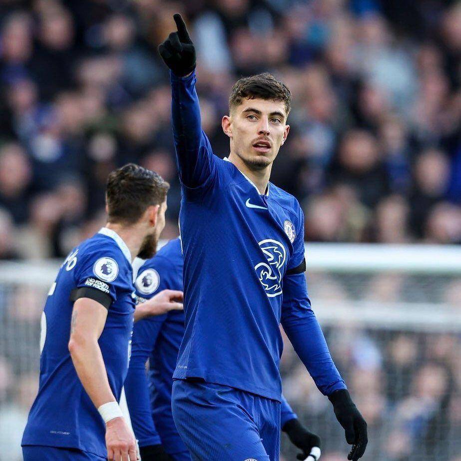 Kai Havertz bermain bersama Chelsea. (twitter.com/kaihavertz29)