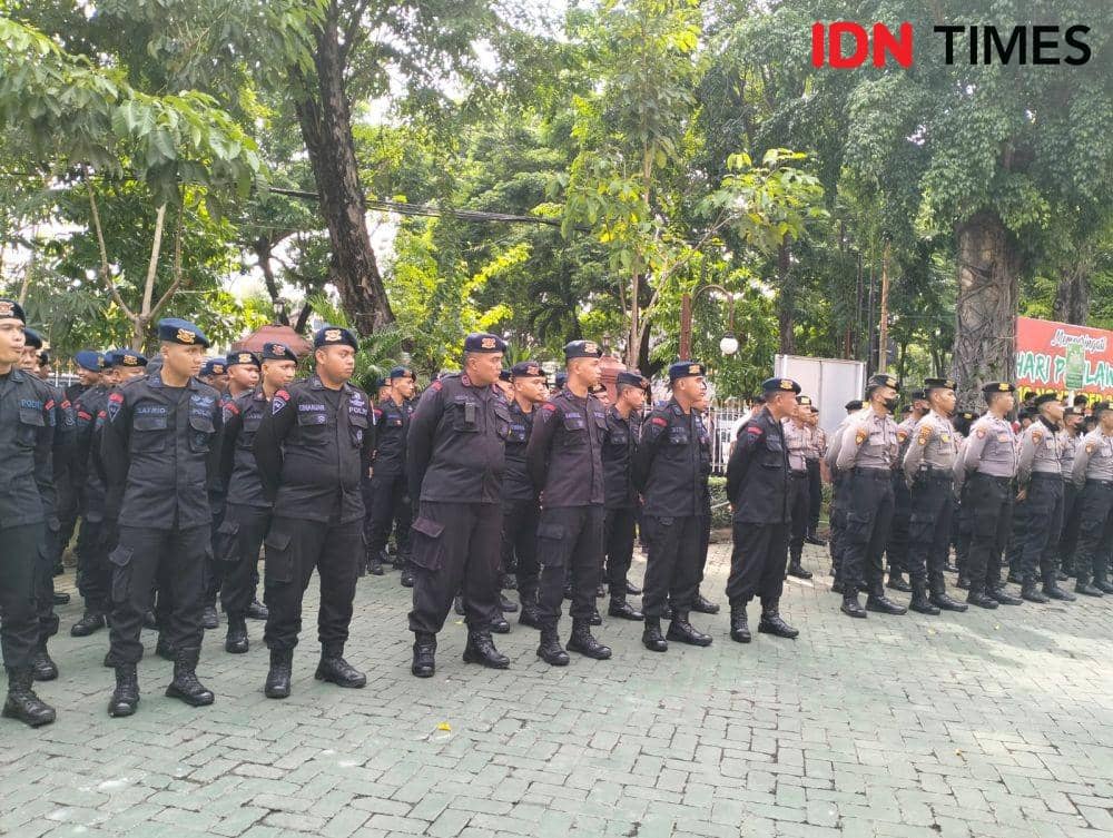 Sidang Kanjuruhan Dijaga Ketat Personel Brimob
