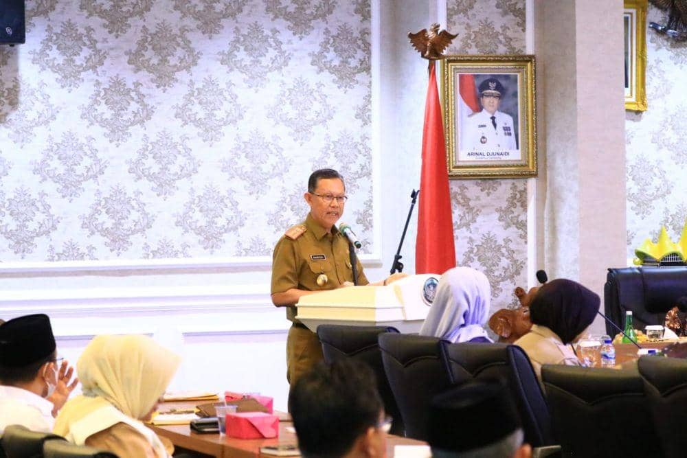 Badan Legislasi DPR RI saat kunjungan kerja dalam rangka sosialisasi RUU Prolegnas Prioritas 2023 bersama Pemprov Lampung. (Dok. Pemprov Lampung).