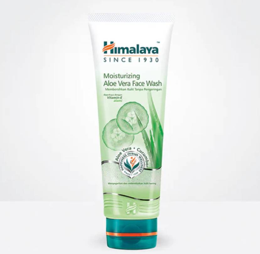 Himalaya Moisturizing Aloe Vera Face Wash (himalayawellness.id)