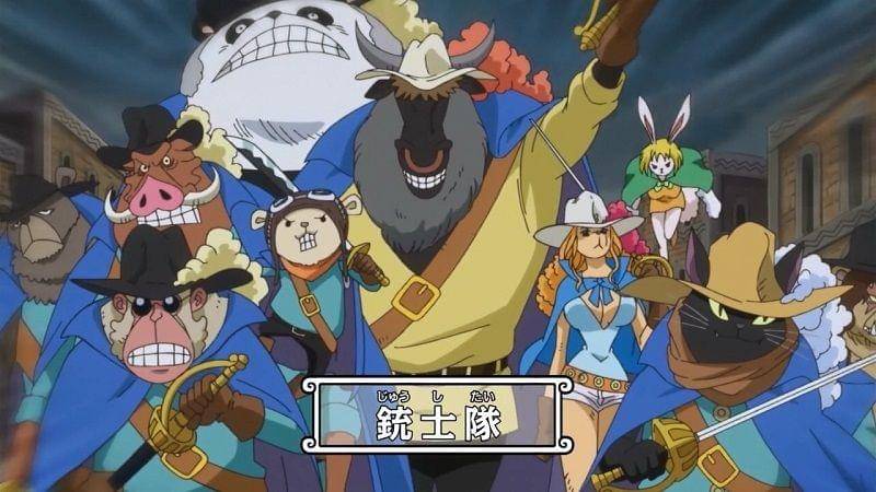 Skuad Musketeer Inuarashi. (Dok. Toei Animation/One Piece)