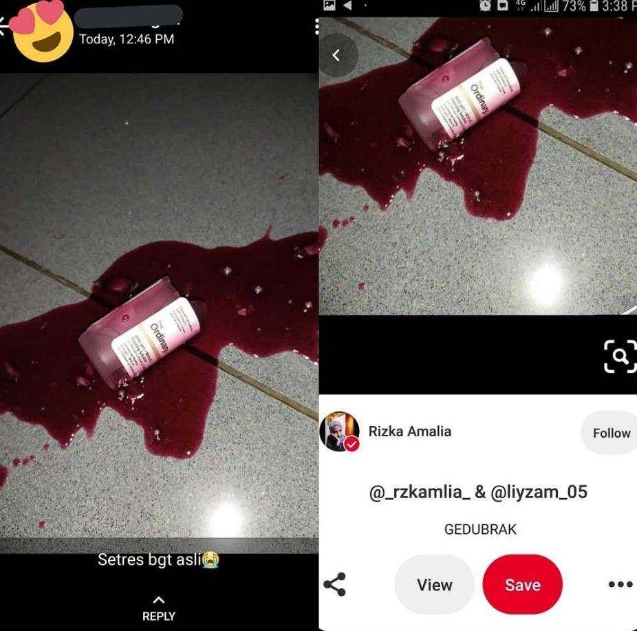 chat ketahuan pamer (twitter.com/txtdrstorywa)