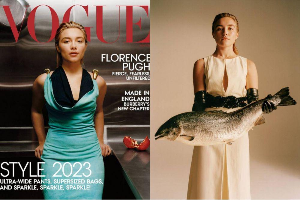 Ikonik! Ini 9 Gaya Busana Florence Pugh di Vogue's Winter 2023 Issue