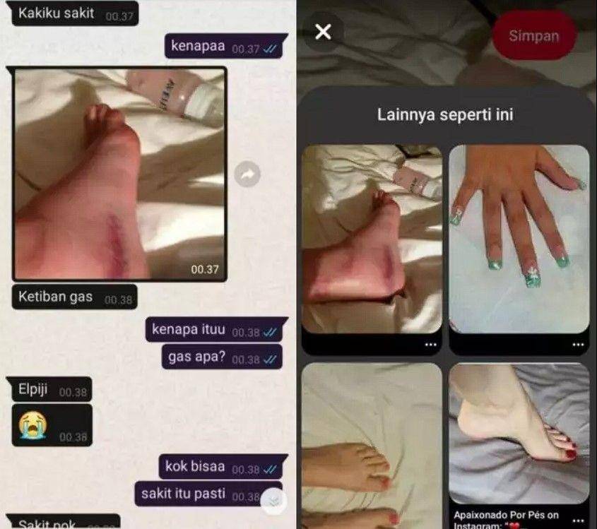 chat ketahuan pamer (instagram.com/awreceh.id)