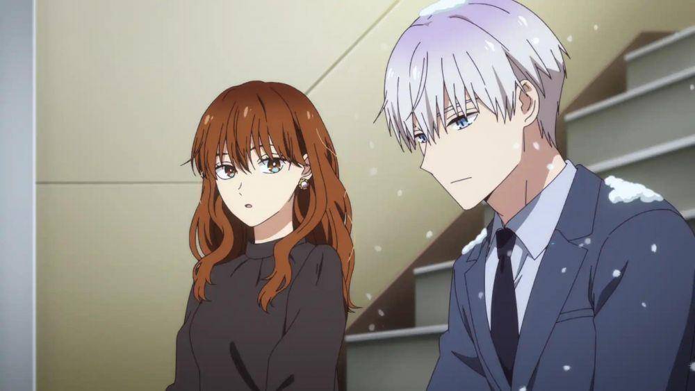 Fuyutsuki dan Himuro (dok. ZERO-G x Liber/The Ice Guy And His Cool Female Colleague)