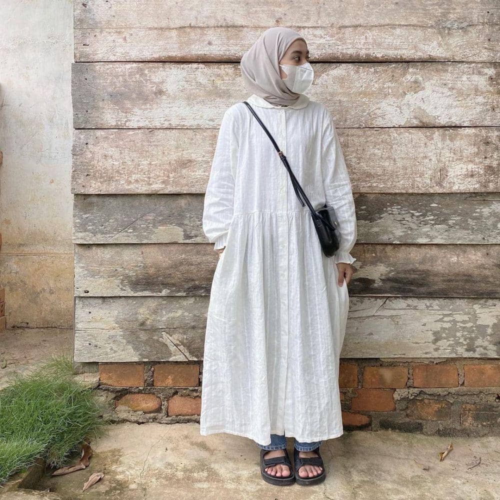 ide outfit dress ala Rahmi Apria (instagram.com/rahmi.apr)